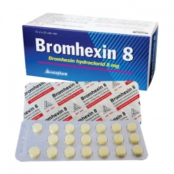 Bromhexin 8mg Vacopharm 10 vỉ x 20 viên – Thuốc long đàm