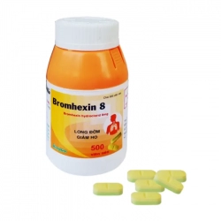 Bromhexin 8mg Vacopharm 500 viên – Thuốc long đàm (2 màu)