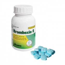 Bromhexin 8mg Vacopharm 500 viên – Thuốc long đàm (màu xanh)