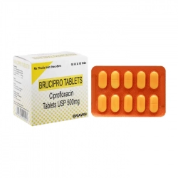 Brucipro Tablets 500mg Brawn 10 vỉ x 10 viên