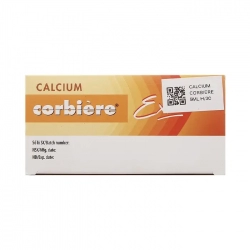 Calcium Corbiere Extra Kids, 30 ống x 5ml - Trị còi xương, loãng xương