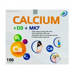 Calcium D3 Mk7 Vinaphar 10 vỉ x 10 viên