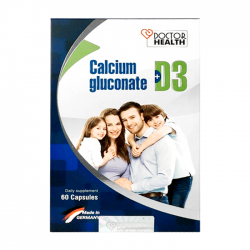 Calcium Gluconate + D3 Doctor Health 4 vỉ x 15 viên - Viên uống bổ xương