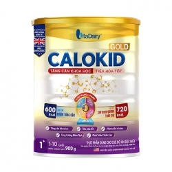 Calokid Gold 1+ VitaDairy 900g - Sữa bột giúp bé tăng cân