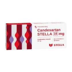 Candesartan Stella 16mg 3 vỉ x 10 viên - Thuốc huyết áp tim mạch
