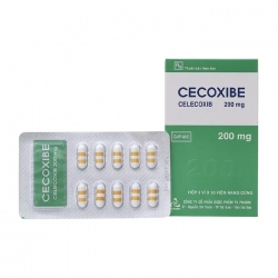 Cecoxibe 200mg TV Pharma 3 vỉ x 10 viên - Giảm đau, kháng viêm xương khớp