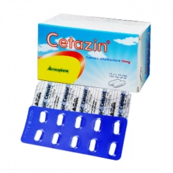 Cetazin Caplet Vacopharm 10 vỉ x 10 viên - Thuốc chống dị ứng