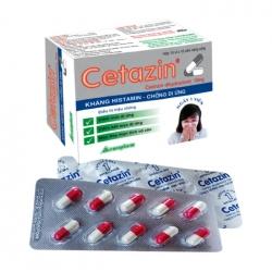 Cetazin Caps Vacopharm 10 vỉ x 10 viên - Thuốc chống dị ứng