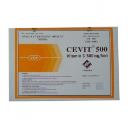 Cevit 500mg/5ml bổ sung Vitamin C | Hộp 6 ống x 5ml