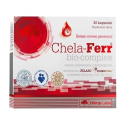 Chela Ferr Bio Complex Olimp Labs 30 viên - Viên uống bổ sung sắt cho bà bầu