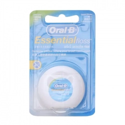 Chỉ nha khoa Oral-B Essential Floss 50m - Giúp loại bỏ mảng bám trên răng