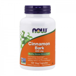 Cinnamon Bark 600mg Now 120 viên - Viên uống tinh chất quế