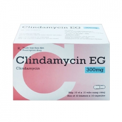 Clindamycin EG 300mg PMP 10 vỉ x 10 viên