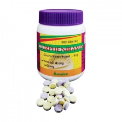 Clorpheniramin 4mg Vacopharm 500 viên – Thuốc dị ứng (2 màu)