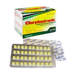 Clorpheniramin Caplet 4mg Vacopharm 10 vỉ x 40 viên – Thuốc dị ứng