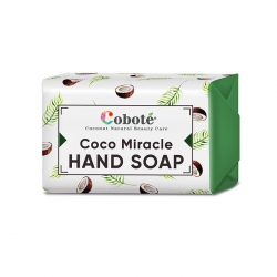 Xà phòng rửa tay ngừa vi khuẩn Coboté Coco Miracle Hand Soap, Bánh 100g