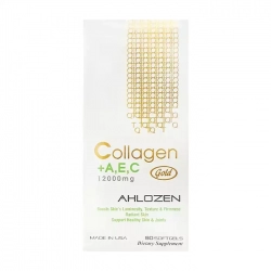 Collagen + AEC Gold 12000mg Ahlozen 90 viên - Viên uống bổ sung Collagen