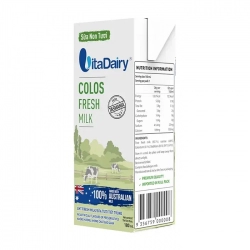 Colos Fresh Milk Vitadairy 180ml - Sữa non tươi