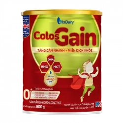 Colos Gain 0+ Vitadairy 800g - Sữa bột tăng cân cho bé