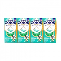 Colos Gold Vinamilk 48 hộp x 110ml - Miễn dịch khoẻ, tiêu hoá tốt