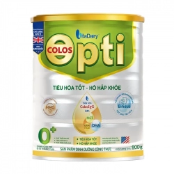 Colos Opti 0+ Vitadairy 800g - Sữa bột hỗ trợ tiêu hoá tốt