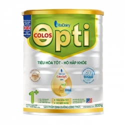 Colos Opti 1+ Vitadairy 400g - Sữa bột hỗ trợ tiêu hoá tốt