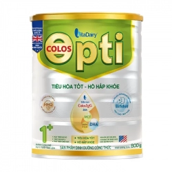Colos Opti 1+ Vitadairy 800g - Sữa bột hỗ trợ tiêu hoá tốt