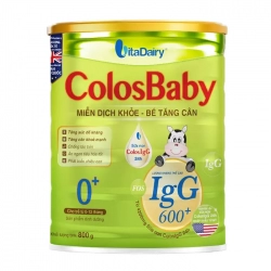 ColosBaby 600 IgG 0+ Vitadairy 800g - Sữa tăng cường miễn dịch