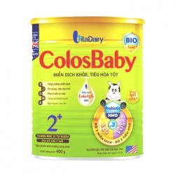 ColosBaby Bio Gold 2+ VitaDairy 400g - Sữa bột miễn dịch cho trẻ