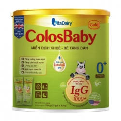 ColosBaby Gold 0+ Vitadairy 336g - Sữa miễn dịch tăng cân cho bé
