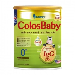 ColosBaby Gold 0+ Vitadairy 400g - Sữa miễn dịch tăng cân cho bé