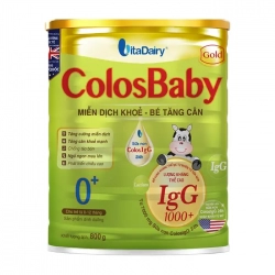 ColosBaby Gold 0+ Vitadairy 800g - Sữa miễn dịch tăng cân cho bé