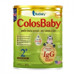 ColosBaby Gold 2+ Vitadairy 800g - Sữa miễn dịch tăng cân cho bé