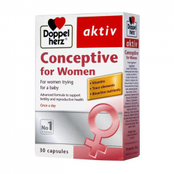 Conceptive For Women Doppelherz 3 vỉ x 10 viên - Hỗ trợ sinh sản ở phụ nữ