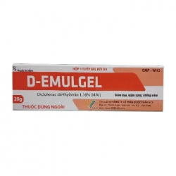 D-Emulgel VCP 20g - Thuốc bôi da giảm đau chống viêm