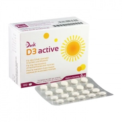 D3 Active Denk Nutrition 5 vỉ x 20 viên - Viên uống bổ sung Vitamin D3