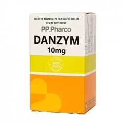 Danzym 10mg P.P Pharco 10 vỉ x 10 viên - Hỗ trợ giảm phù nề