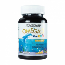 Dầu cá trẻ em Omega 3 For Kids Nutrimed International, Chai 100 viên
