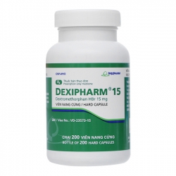 Thuốc hô hấp Imexpharm Dexipharm 15mg, Chai 200 viên