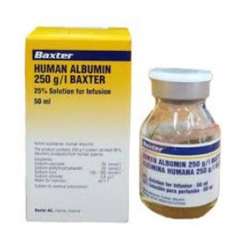 Dịch truyền Human Albumin Baxter 250G/l 20% 50Ml