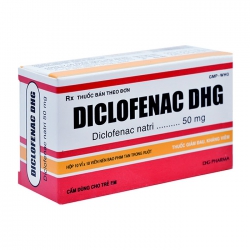Diclofenac 50mg DHG 10 vỉ x 10 viên