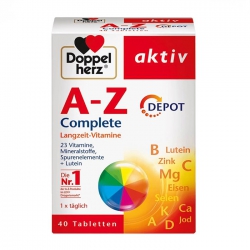 Doppelherz A-Z Complete Depot 4 vỉ x 10 viên - Viên uống bổ sung vitamin và khoáng chất