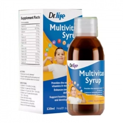 Drlife Multivitas Syrup 120ml - Siro giúp bé ăn ngon, tăng cường đề kháng