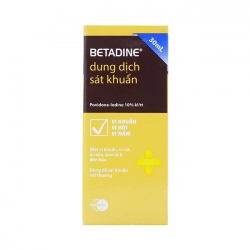 Dung dịch sát khuẩn Betadine Antiseptic Solution - Chai 30 ml
