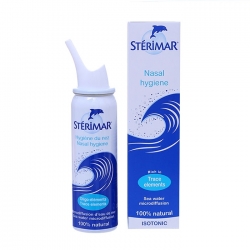 Dung dịch xịt mũi Sterimar 50ml giúp vệ sinh mũi hằng ngày cho người lớn và trẻ em