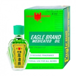 Eagle Brand Midicated Oil 6ml - Dầu gió xanh con ó