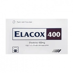 Thuốc Elacox 400 - Etodolac 400mg, Hộp 10 viên