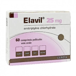 Elavil 25mg 3 vỉ x 20 viên – Thuốc chống trầm cảm