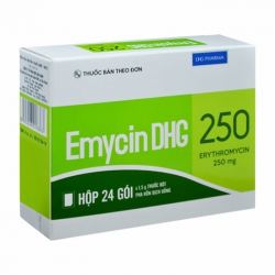 Thuốc kháng sinh Emycin DHG 250mg, Hộp 24 gói