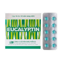 Eucalyptin 100mg 10 vỉ x 10 viên - Hỗ trợ sát trùng đường hô hấp